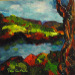 Texas painter artist Pam Arthur - Mixed Media Collage
