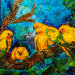 Texas painter artist Pam Arthur - Mixed Media Collage