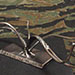 Texas artist sculptor Ken Arthur - Evolution III Growth - Lacquered Steel