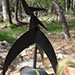 Texas artist sculptor Ken Arthur - War Painted Steel - War Trilogy #2