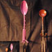 Texas artist sculptor Ken Arthur - Ancestor Figures #1 - Painted steel