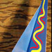 Texas artist sculptor Ken Arthur - Primary Triangles - Painted Steel