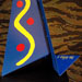 Texas artist sculptor Ken Arthur - Primary Triangles - Painted Steel