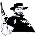 Texas painter artist Ken Arthur - Black & White Series of Cultural Icons. Acrylic on Canvas.
