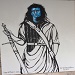 Texas painter artist Ken Arthur - Black & White Series of Cultural Icons. Acrylic on Canvas.