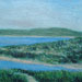 Texas painter artist Ken Arthur Lake Travis Texas - Oil Crayon on Board