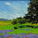 Texas painter artist Ken Arthur - Spring Palette Painting - Oil on Board