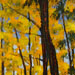 Texas painter Ken Arthur Vermont Woods #2 Painting - Acrylic and Enamel