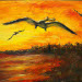 Texas painter artist Ken Arthur - acrylic on Stretched Canvas painting