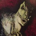 Texas painter artist Ken Arthur - T-Rex - Acrylic Painting