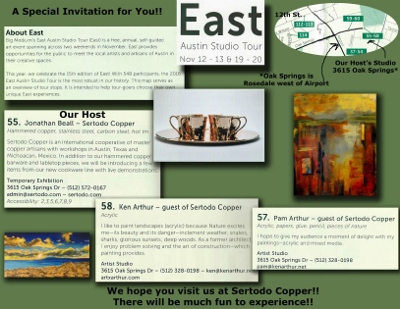 Sertodo Copper East Austin Studio Tour - Featured art by Texas Painter and artist Ken Arthur